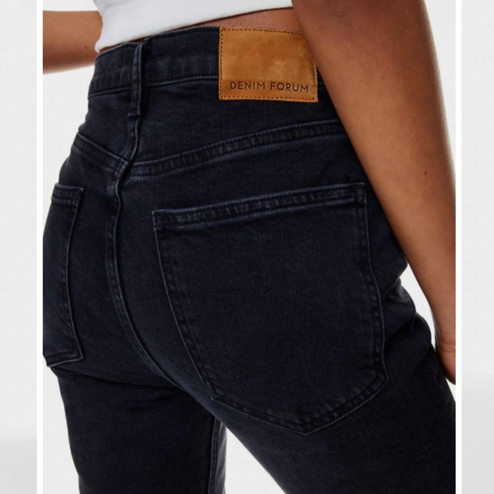 Yoko high slim cigarette jeans in Black Size 26
